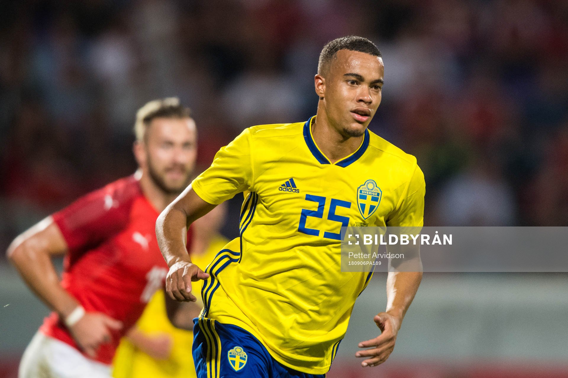 Robin Quaison of Sweden