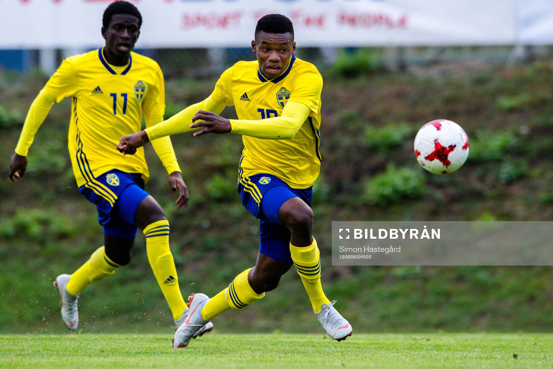 Sveriges Jack Lahne och Sylvin Kayembe