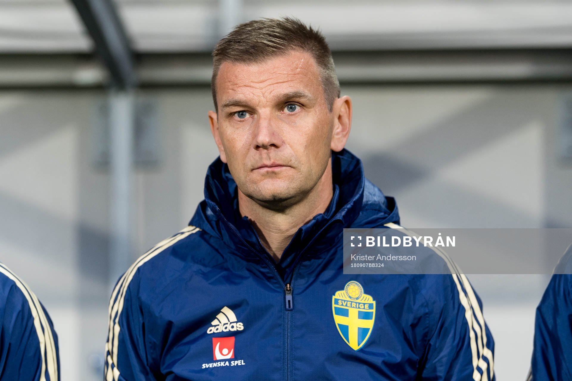 Sveriges assisterande förbundskapten Andreas Pettersson