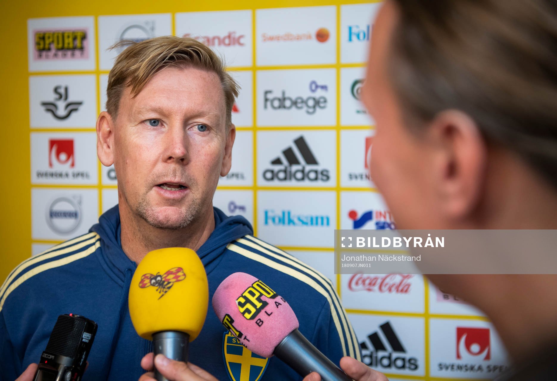 Sveriges assisterande förbundskapten Peter Wettergren