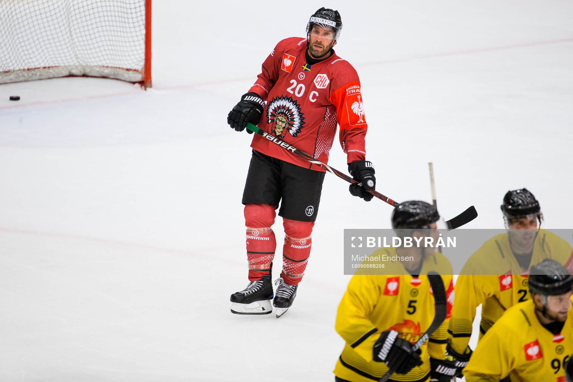 Joel Lundqvist of Frölunda looks dejected as Vienna