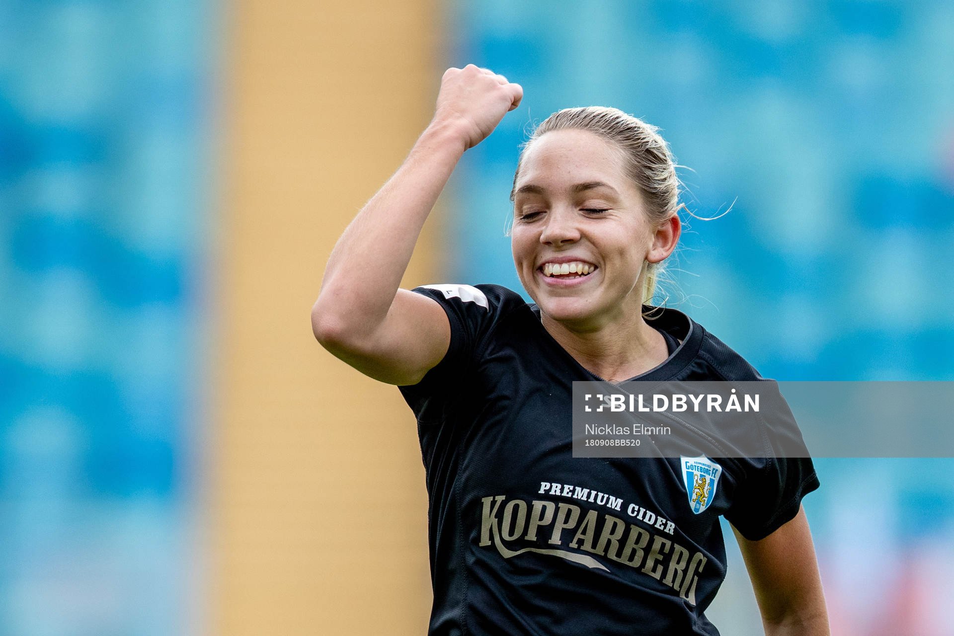 Göteborgs Elin Rubensson jublar