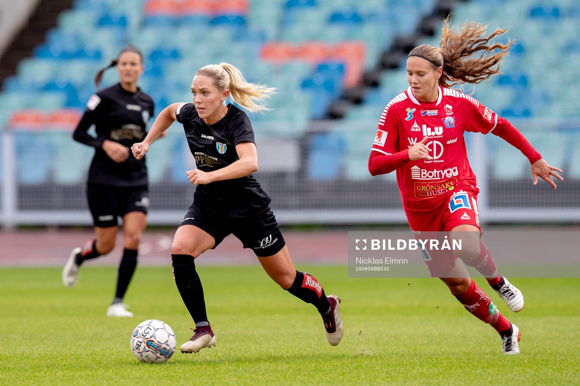 Göteborgs Elin Rubensson mot Linköpings Emma Lennartsson