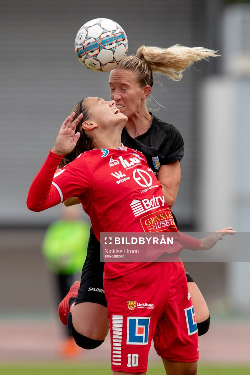 Göteborgs Julia Roddar mot Linköpings Emma Lennartsson