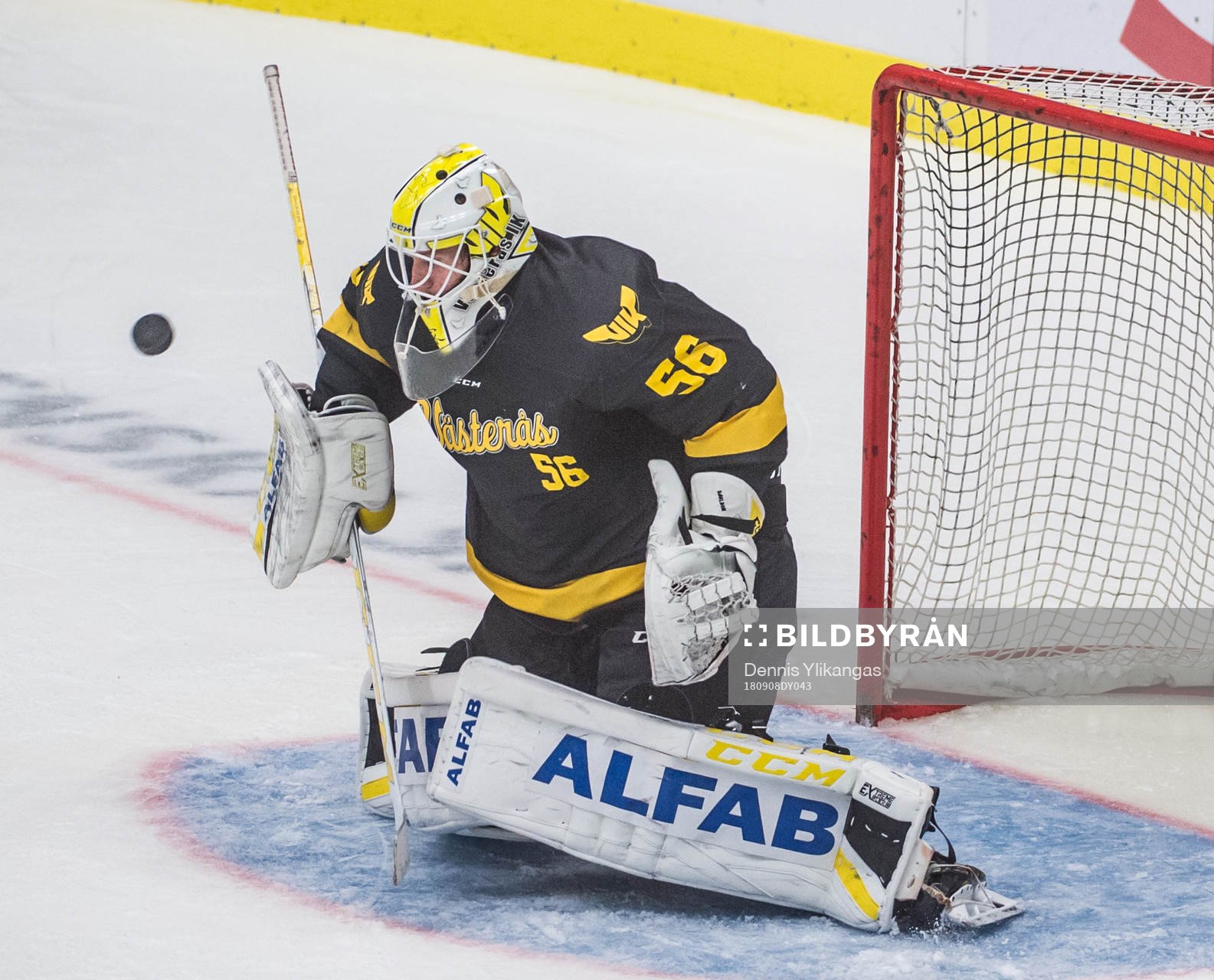 Västerås målvakt Marcus Dahlbom