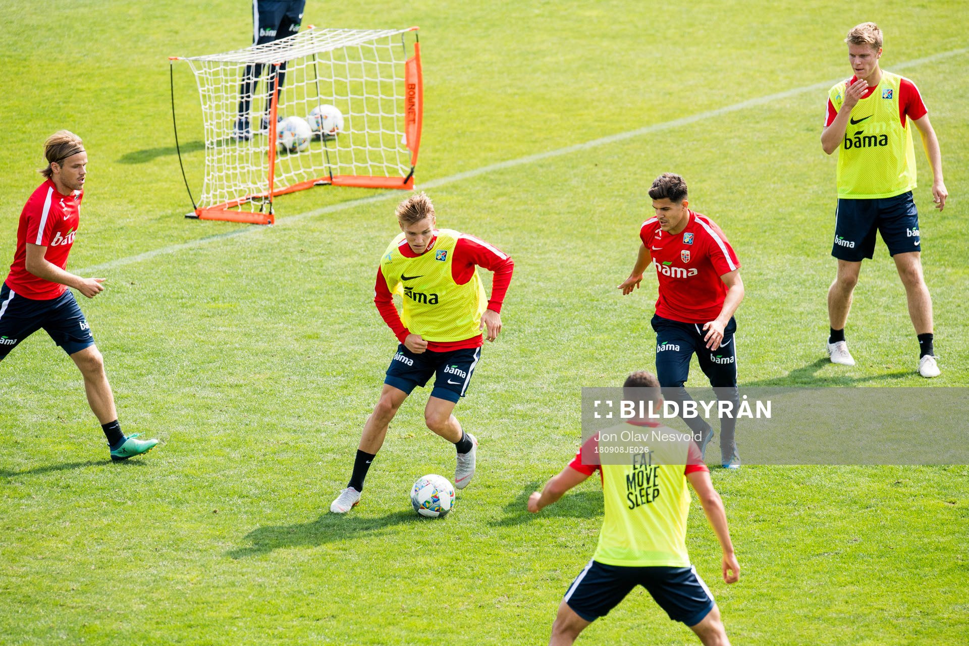 Iver Fossum, Martin Ødegaard, Tarik Elyounoussi and Sigurd
