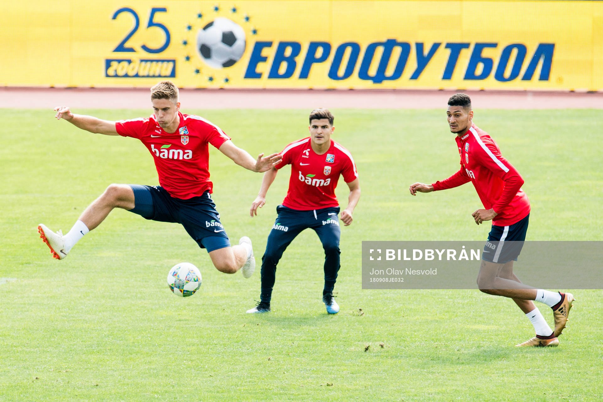 Markus Henriksen, Tarik Elyounoussi and Bjørn Maars