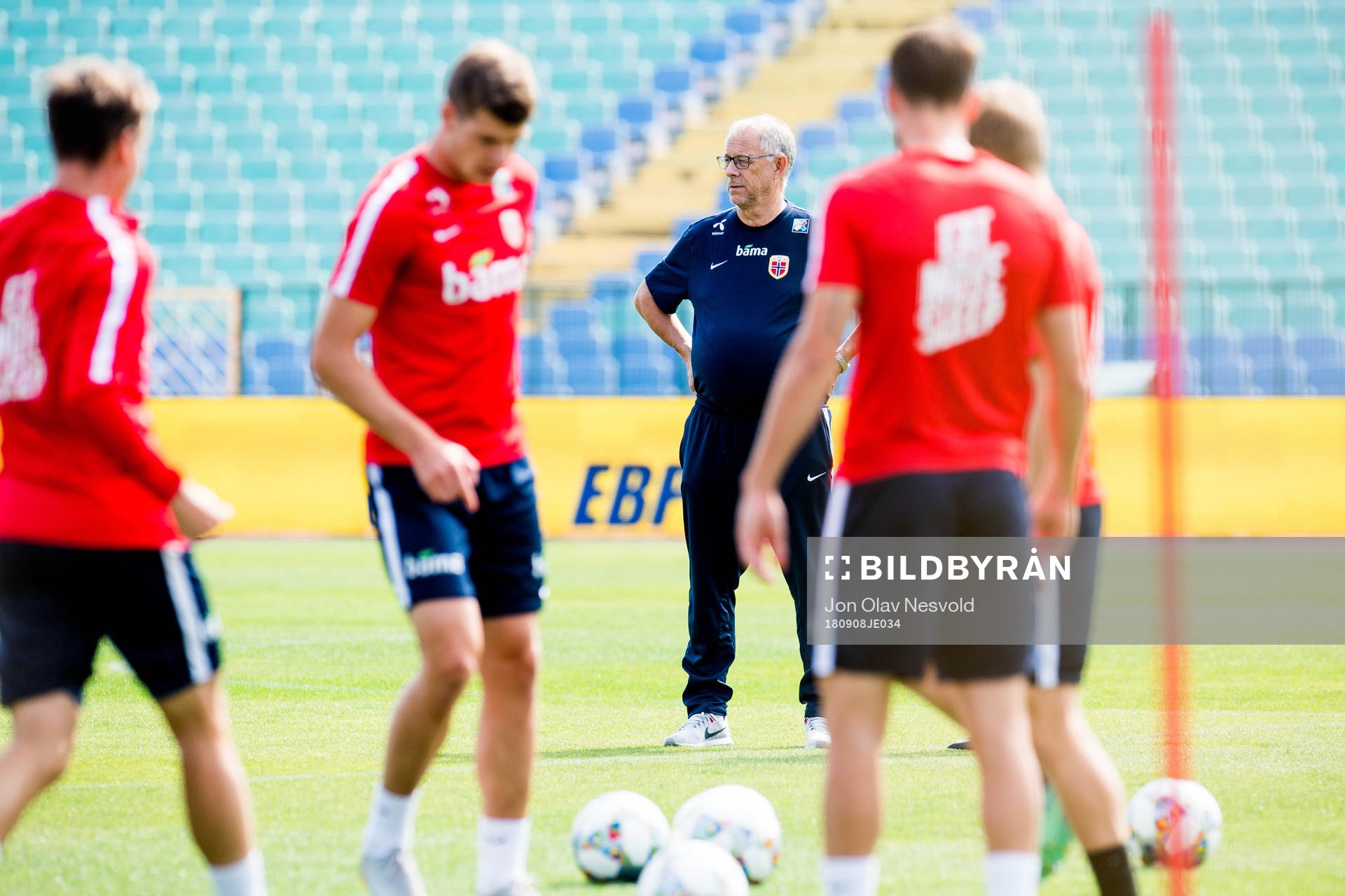 Lars Lagerbäck, head coach of Norway