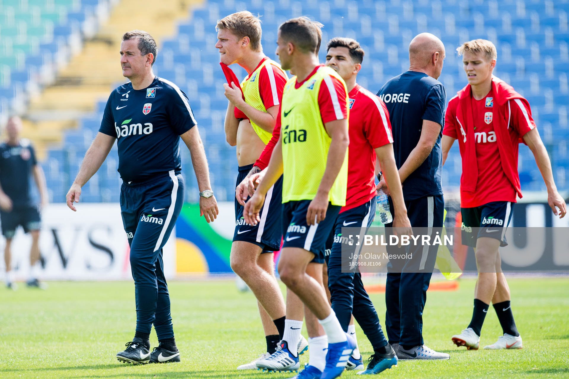 Per Joar Hansen, assistant coach of Norway, and Sigurd
