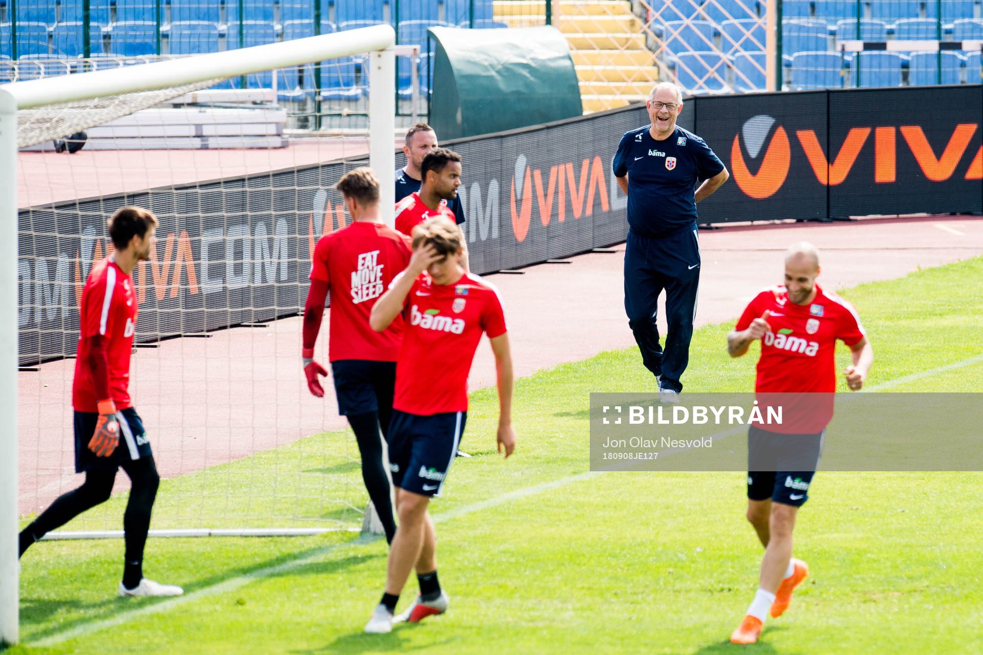 Lars Lagerbäck, head coach of Norway