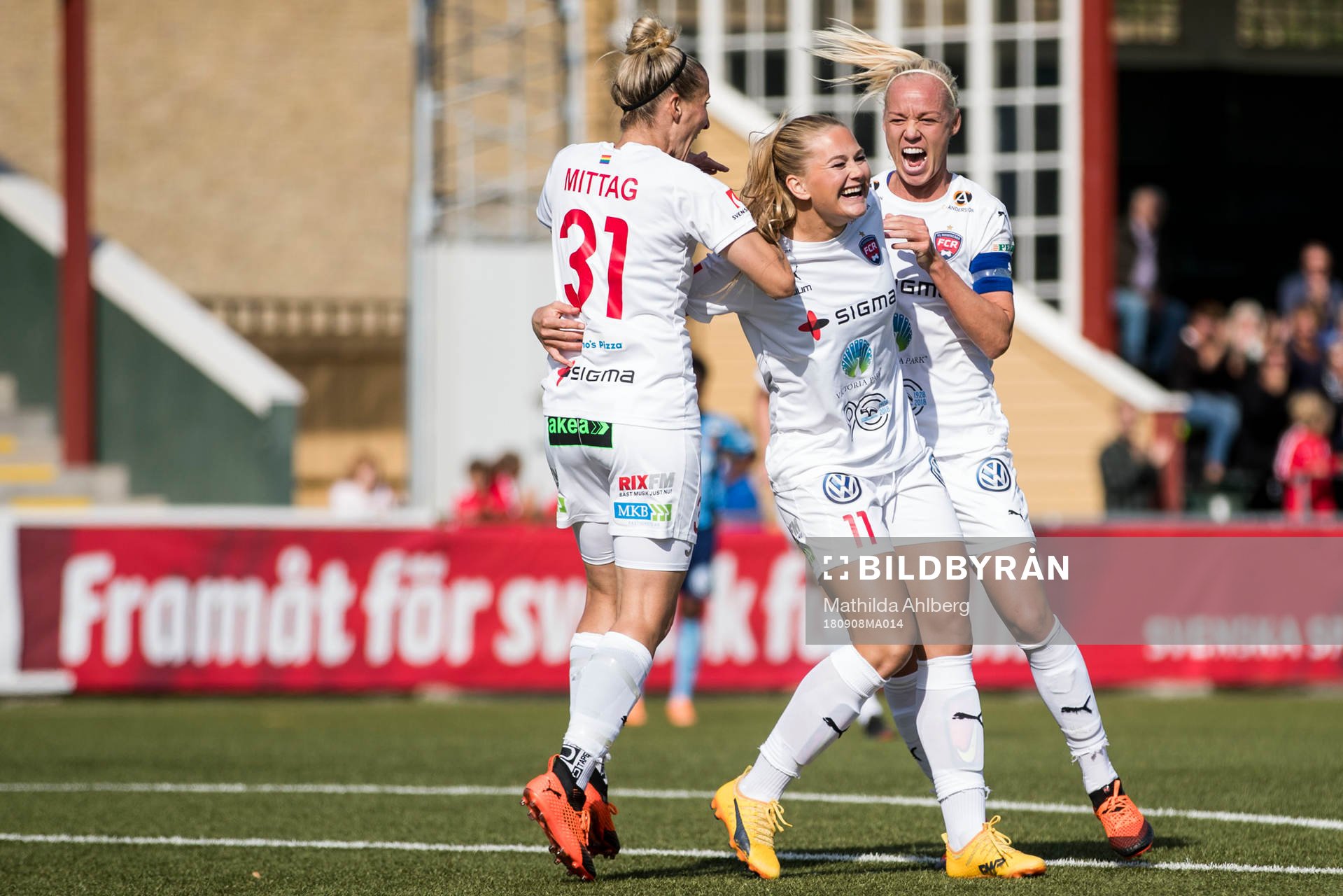 Rosengårds Anja Mittag, Lisa-Marie Utland och Caroline