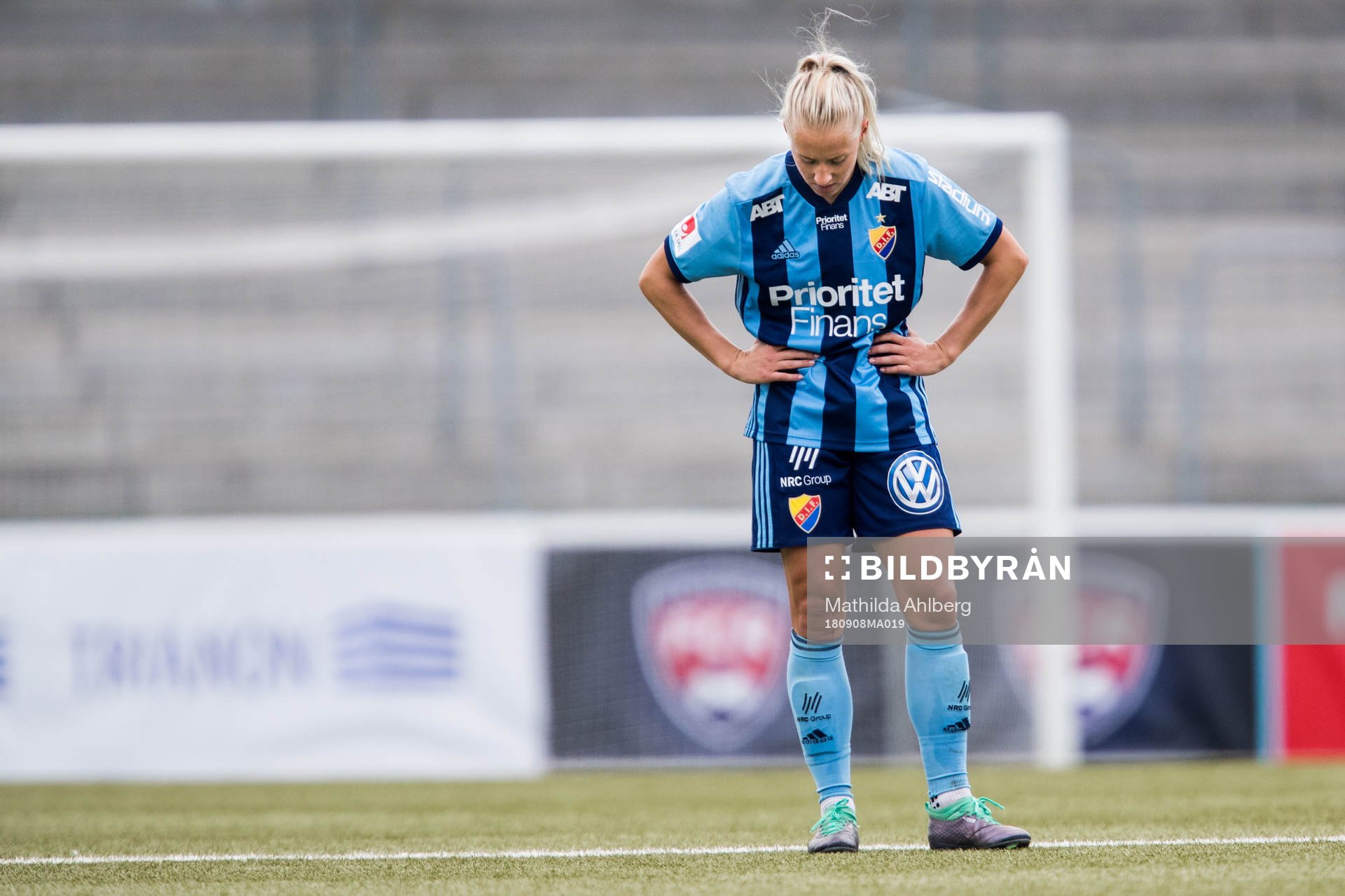 Djurgårdens Julia Spetsmark deppar
