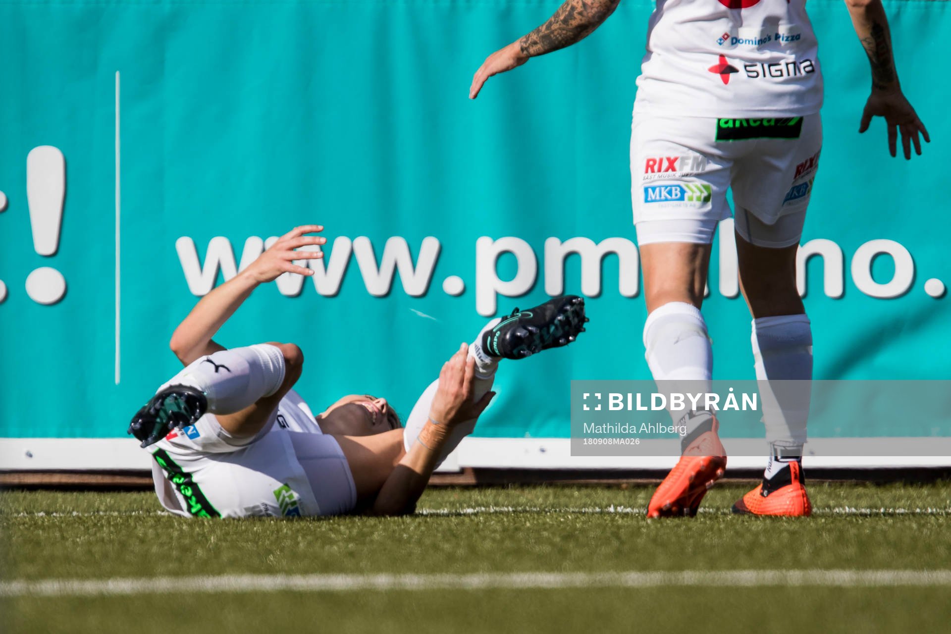 Rosengårds Iva Landeka blir liggandes