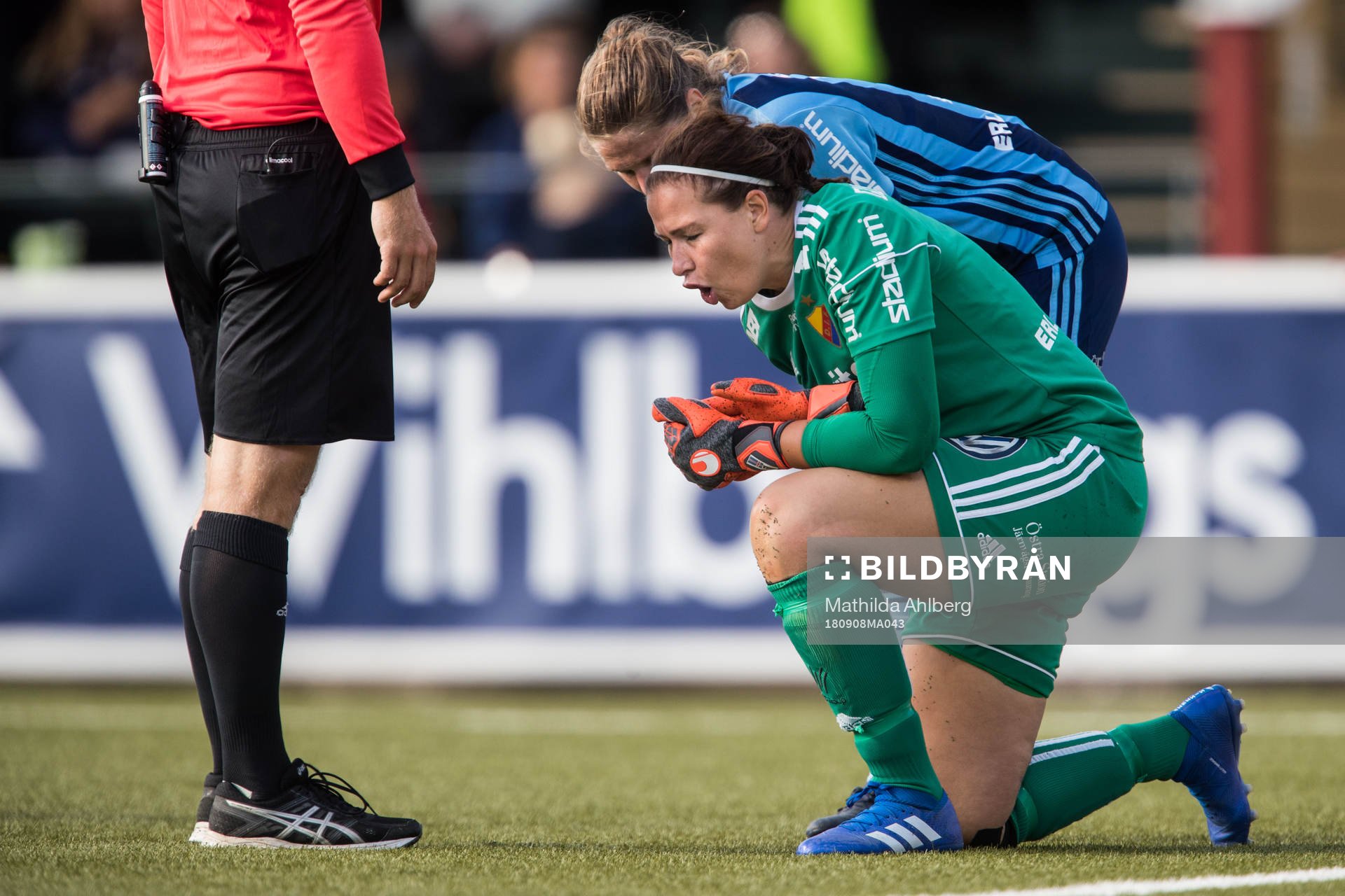 Djurgårdens målvakt Gudbjörg Gunnarsdottir