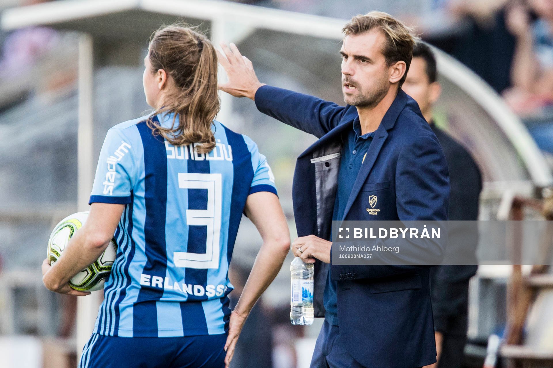 Djurgårdens tränare Joel Ridez