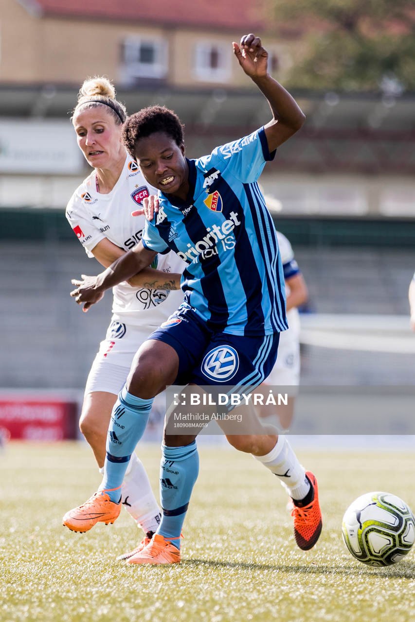 Rosengårds Anja Mittag och Djurgårdens Portia Boakye