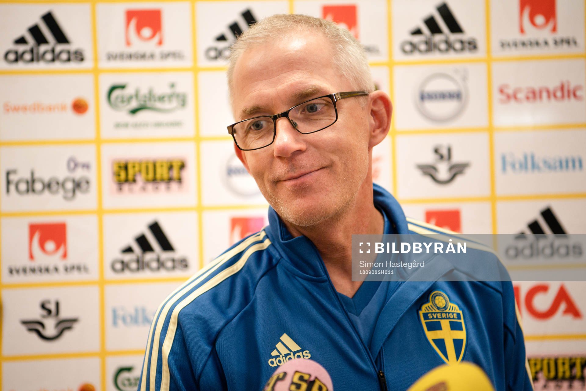 Svenska fotbollförbundets kommunikatör Staffan Stjernholm
