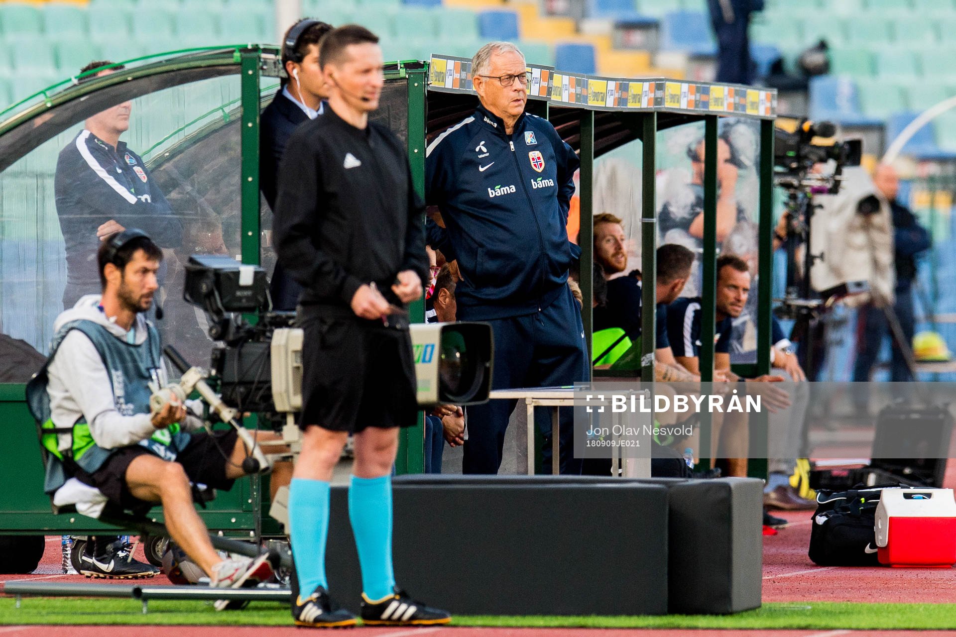 Lars Lagerbäck, head coach of Norway