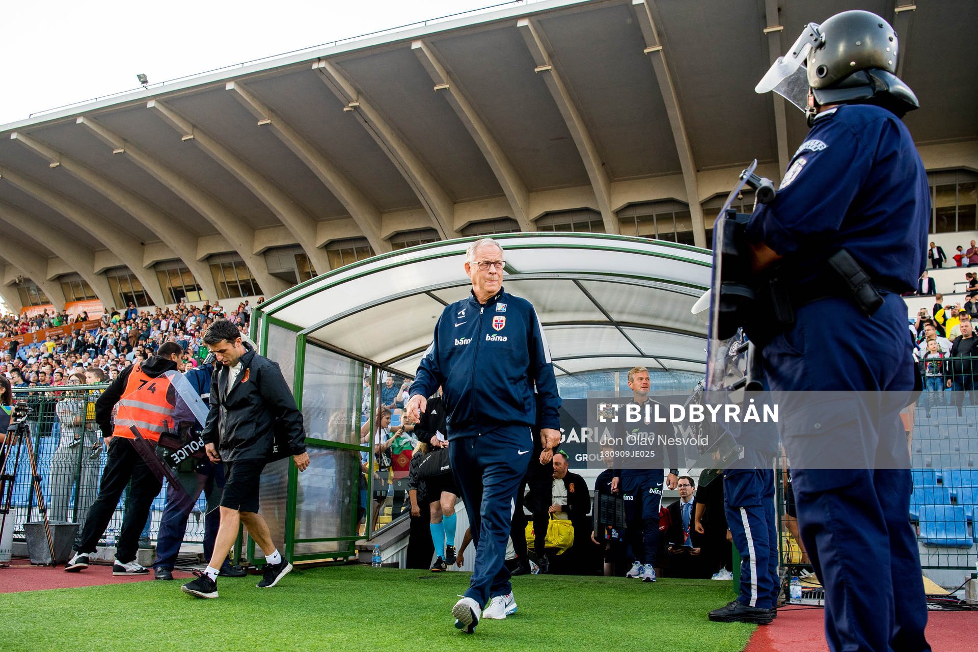 Lars Lagerbäck, head coach of Norway