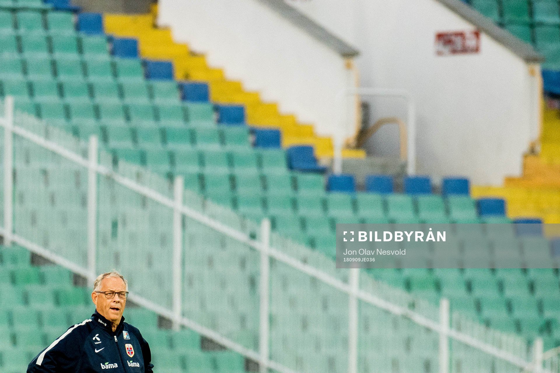 Lars Lagerbäck, head coach of Norway