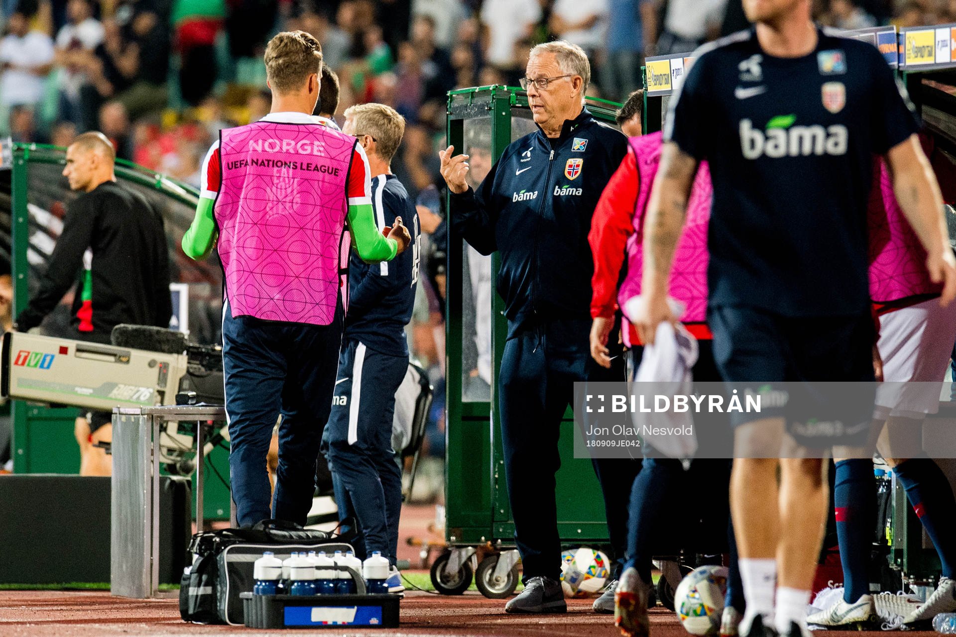 Lars Lagerbäck, head coach of Norway