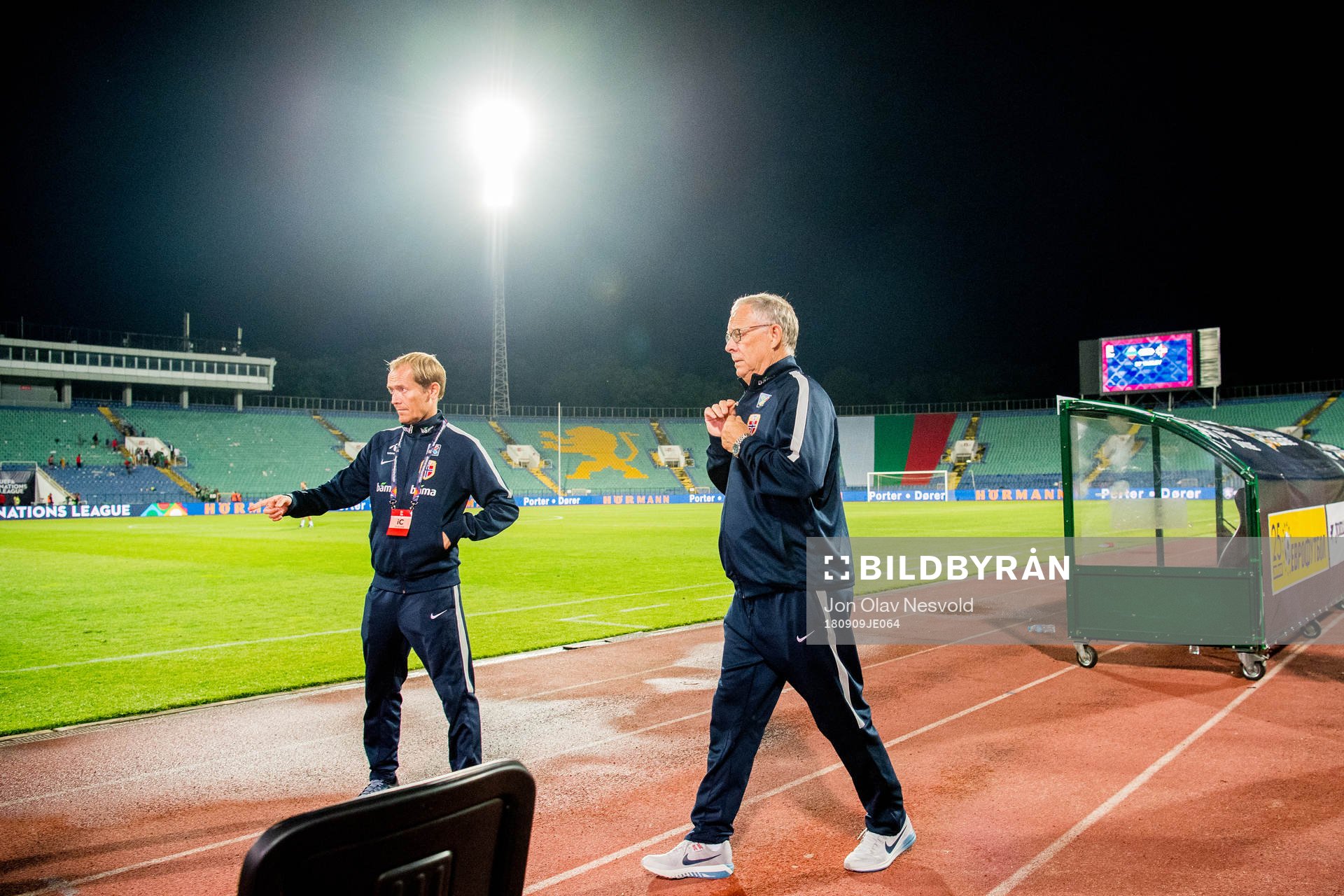 Lars Lagerbäck, head coach of Norway