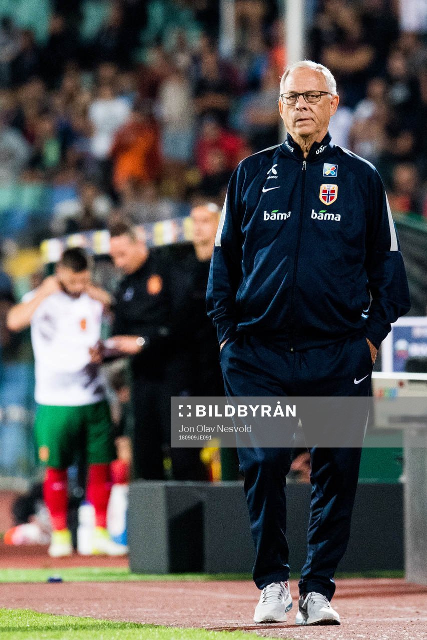 Lars Lagerbäck, head coach of Norway