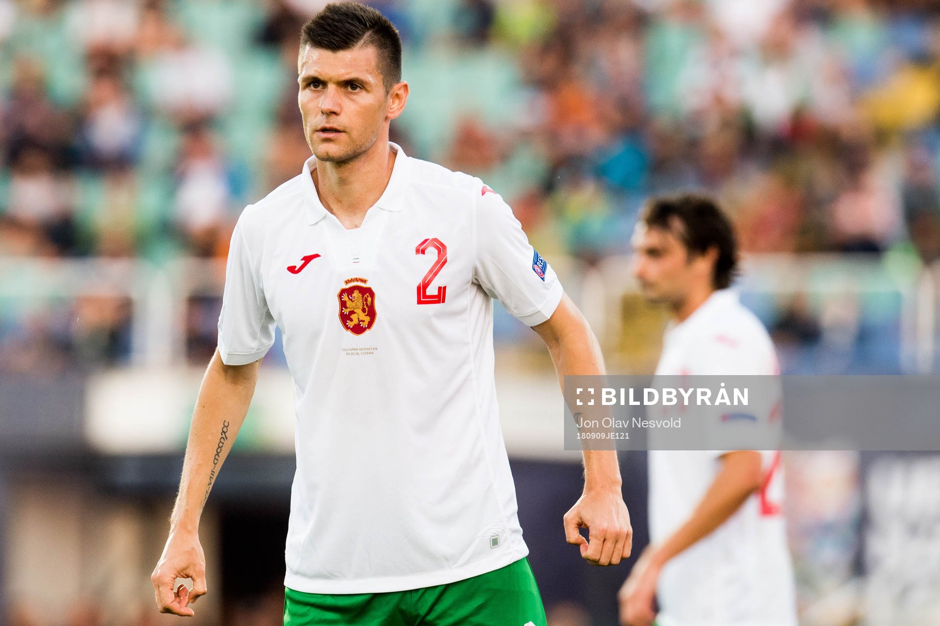 Strahil Popov of Bulgaria during the Nations League match between Bulgaria and Norway on September 9, 2018 in Sofia.