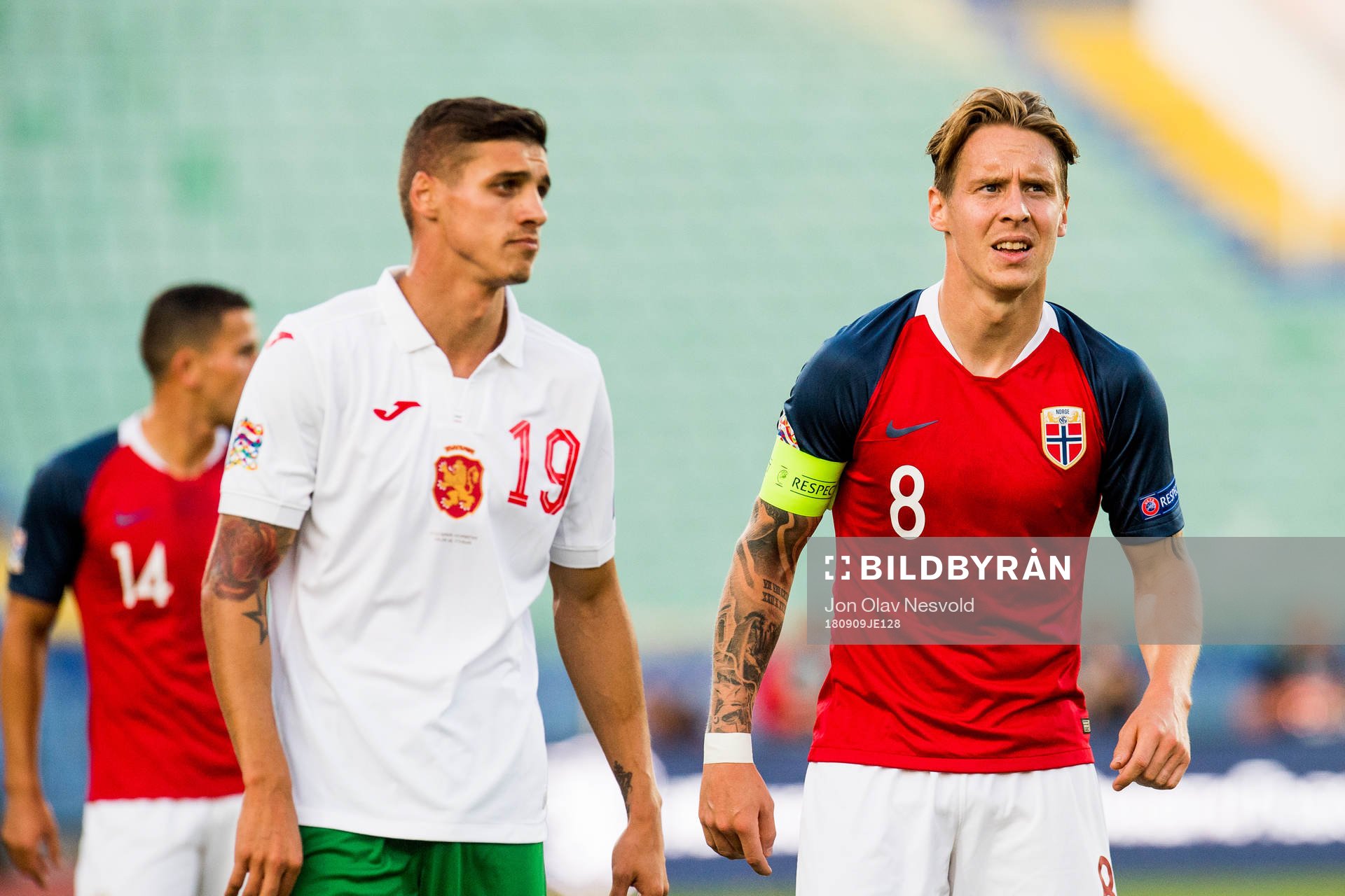Kiril Depodov of Bulgaria and Stefan Johansen of Norway