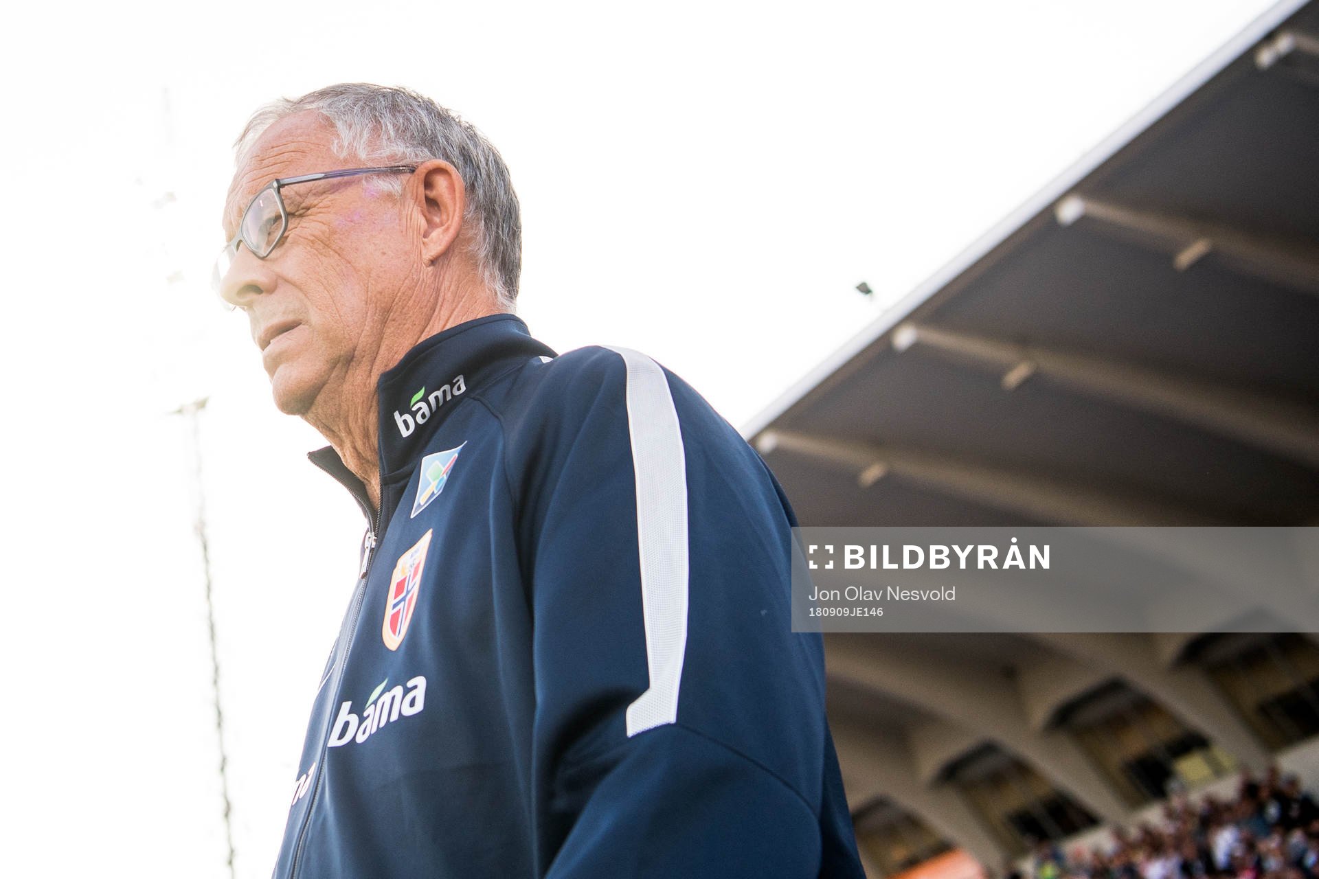 Lars Lagerbäck, head coach of Norway