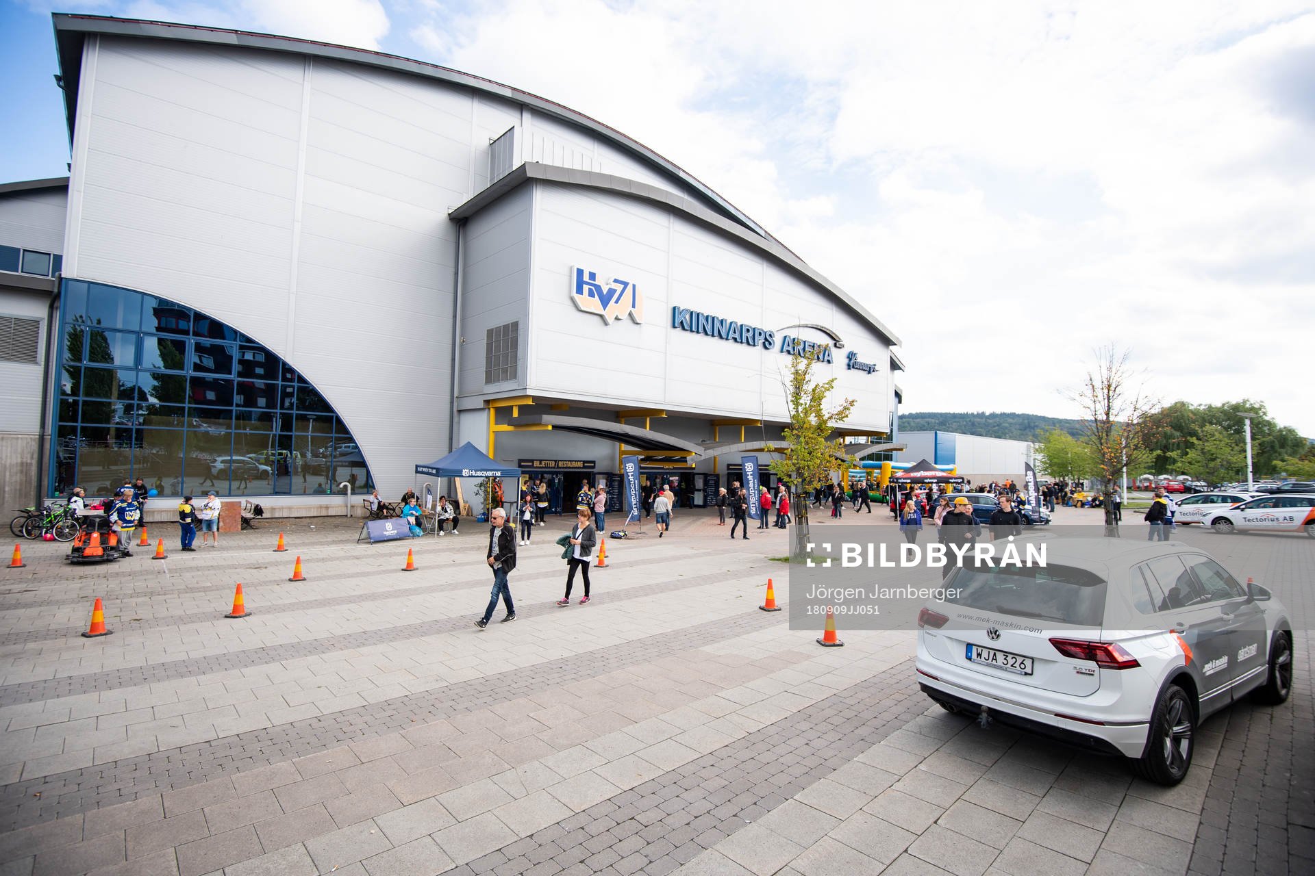 Exteriör på Kinnarps arena