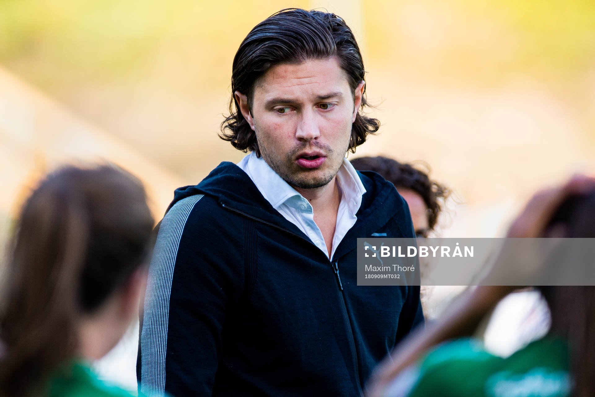 Hammarbys tränare Isak Dahlin