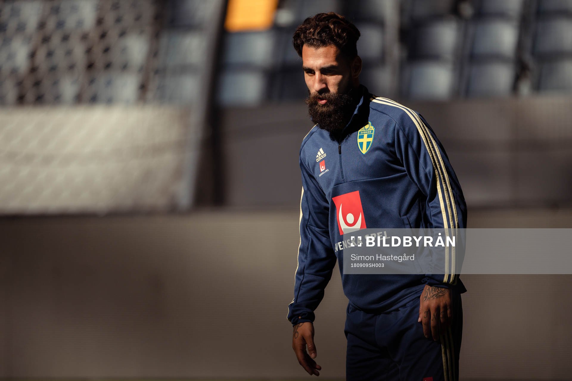 Jimmy Durmaz of the Swedish national football team