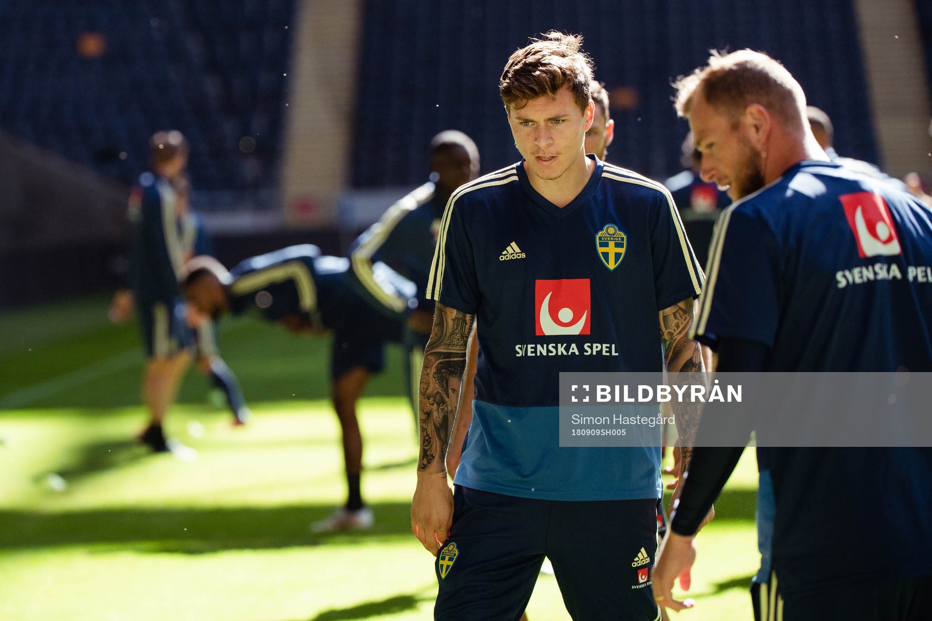 Victor Nilsson Lindelöf of the Swedish national football