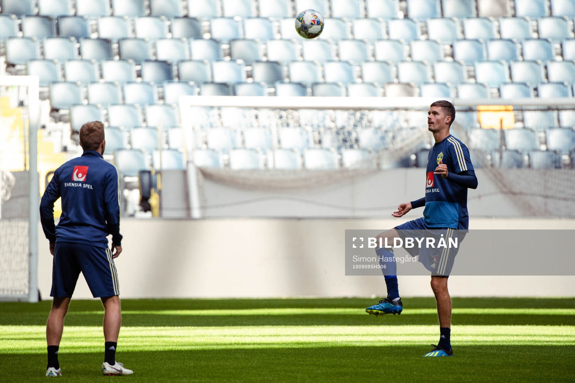 Mikael Lustig of the Swedish national football team