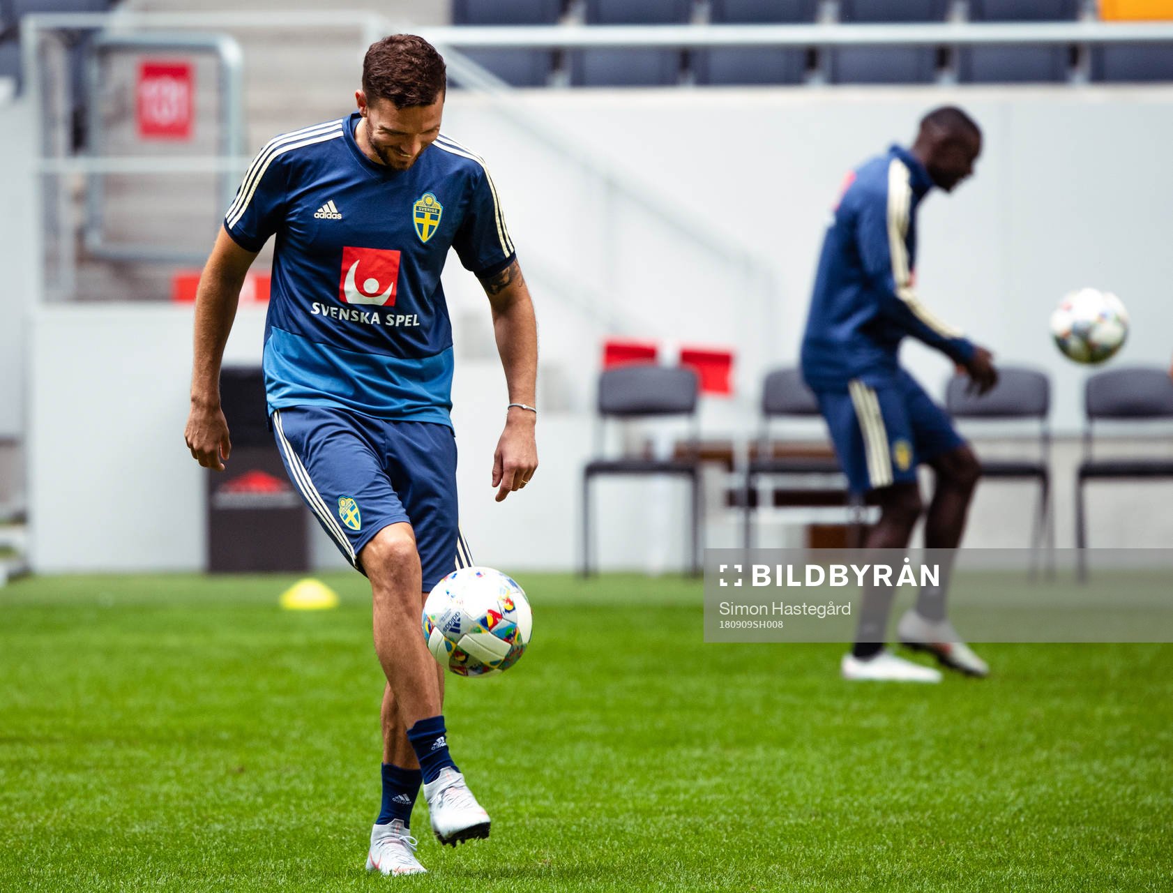 Marcus Berg of the Swedish national football team