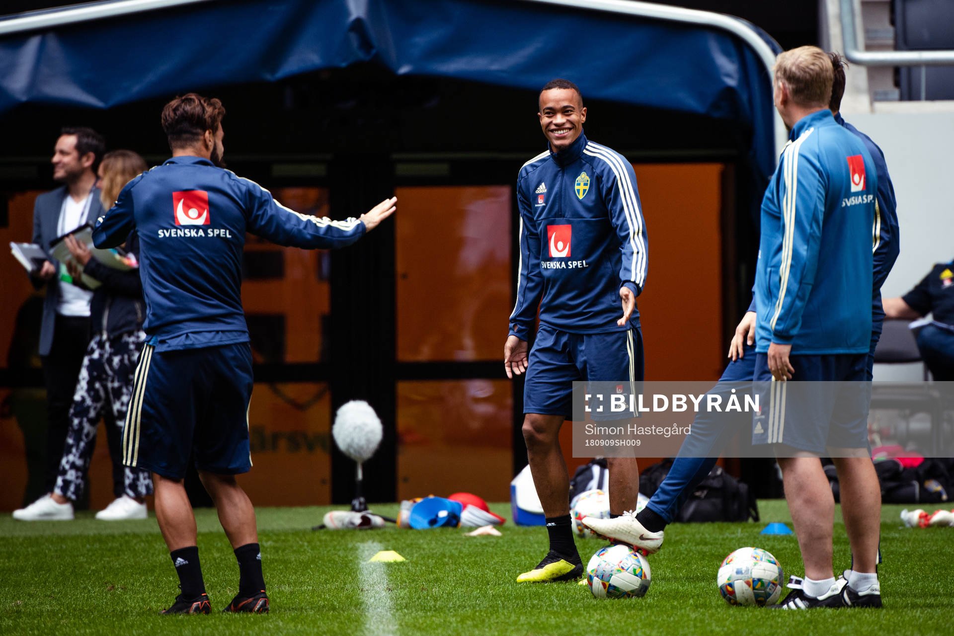 Robin Quaison of the Swedish national football team