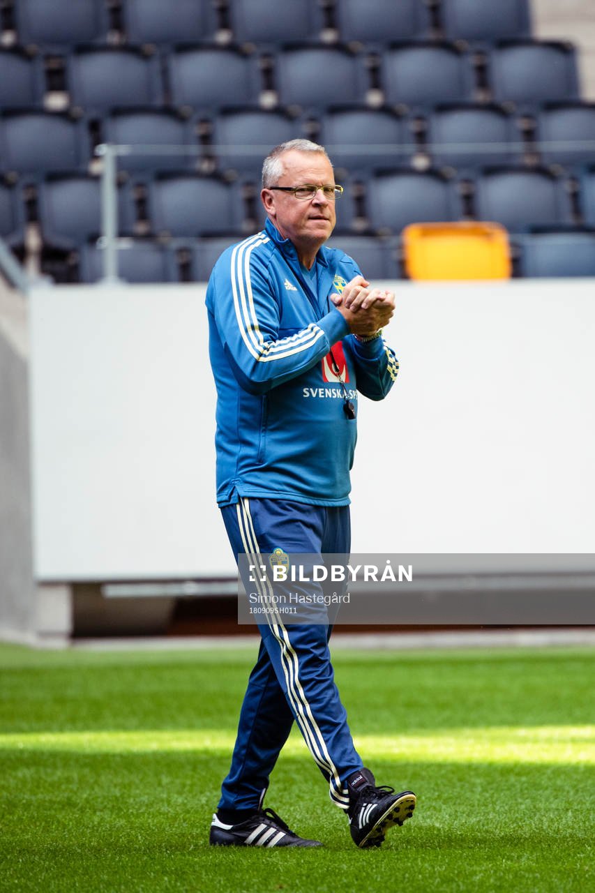 head coach Janne Andersson of the Swedish national football
