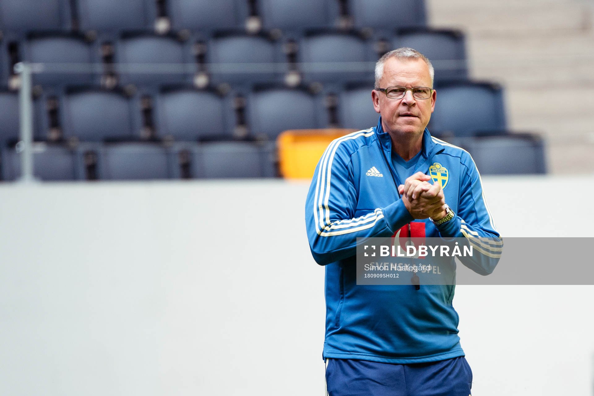 head coach Janne Andersson of the Swedish national football