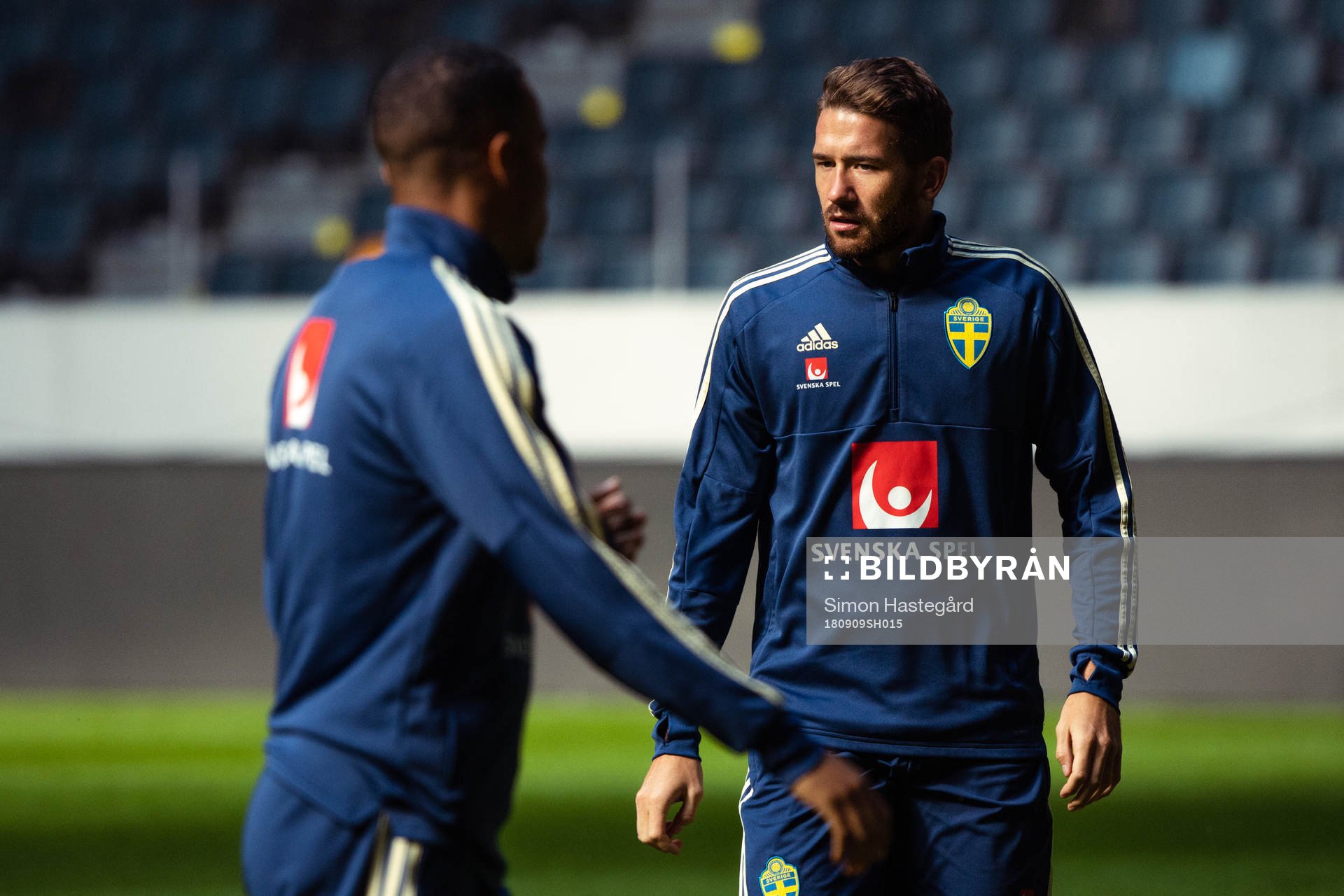 Marcus Rohdén of the Swedish national football team