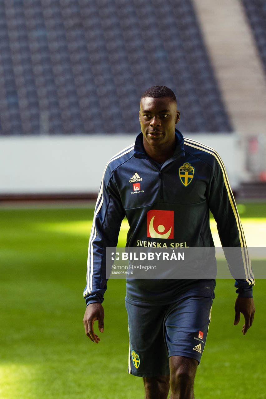 Ken Sema of the Swedish national football team