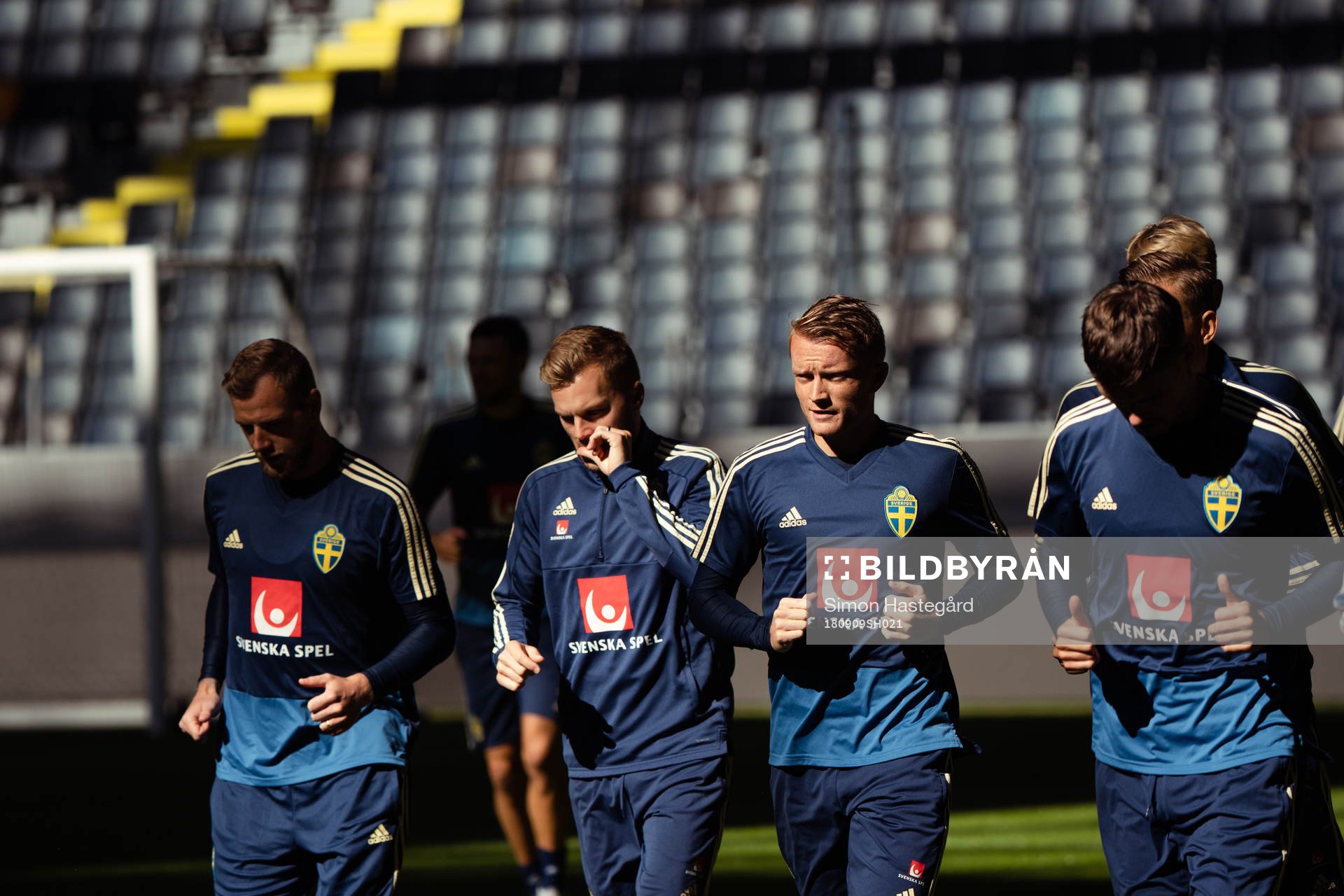 Sam Larsson of the Swedish national football team