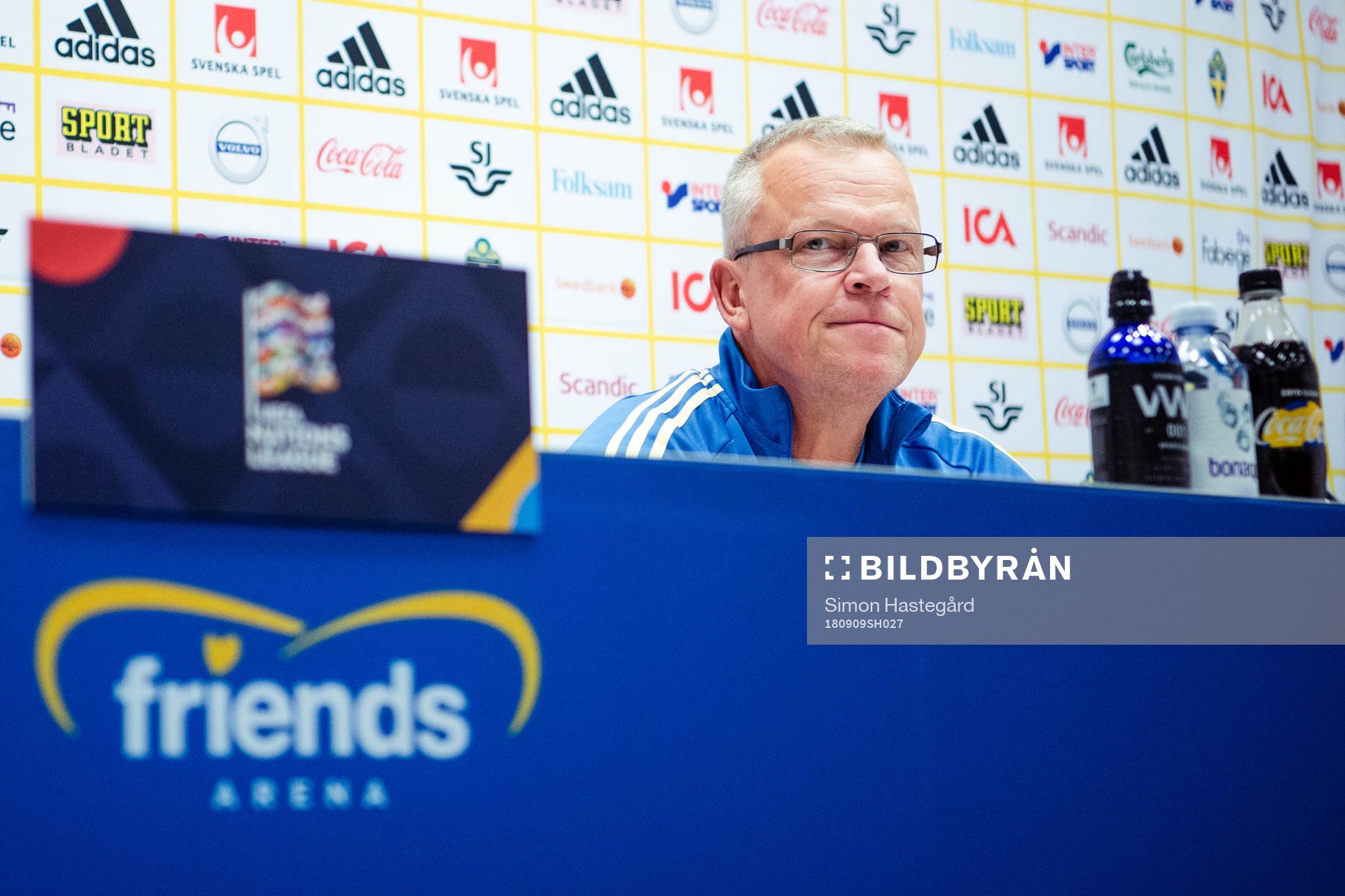 head coach Janne Andersson of the Swedish national football