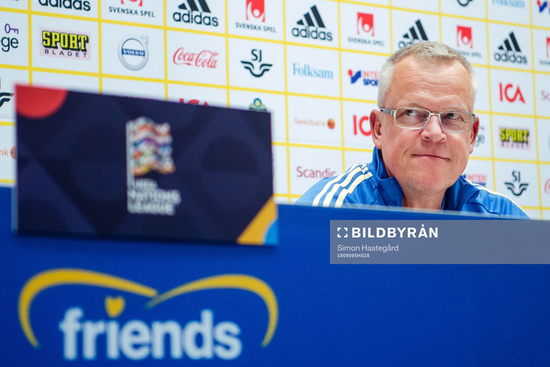 head coach Janne Andersson of the Swedish national football