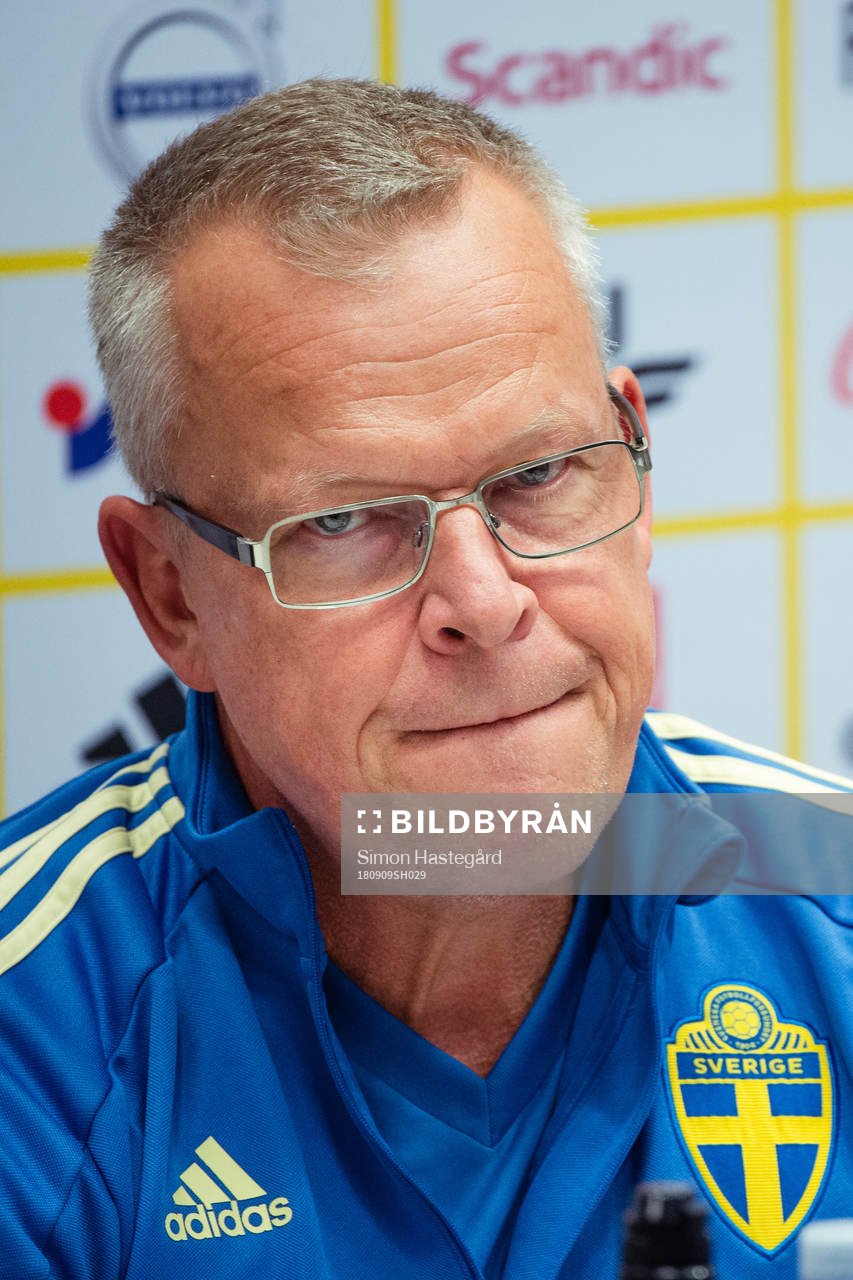 head coach Janne Andersson of the Swedish national football