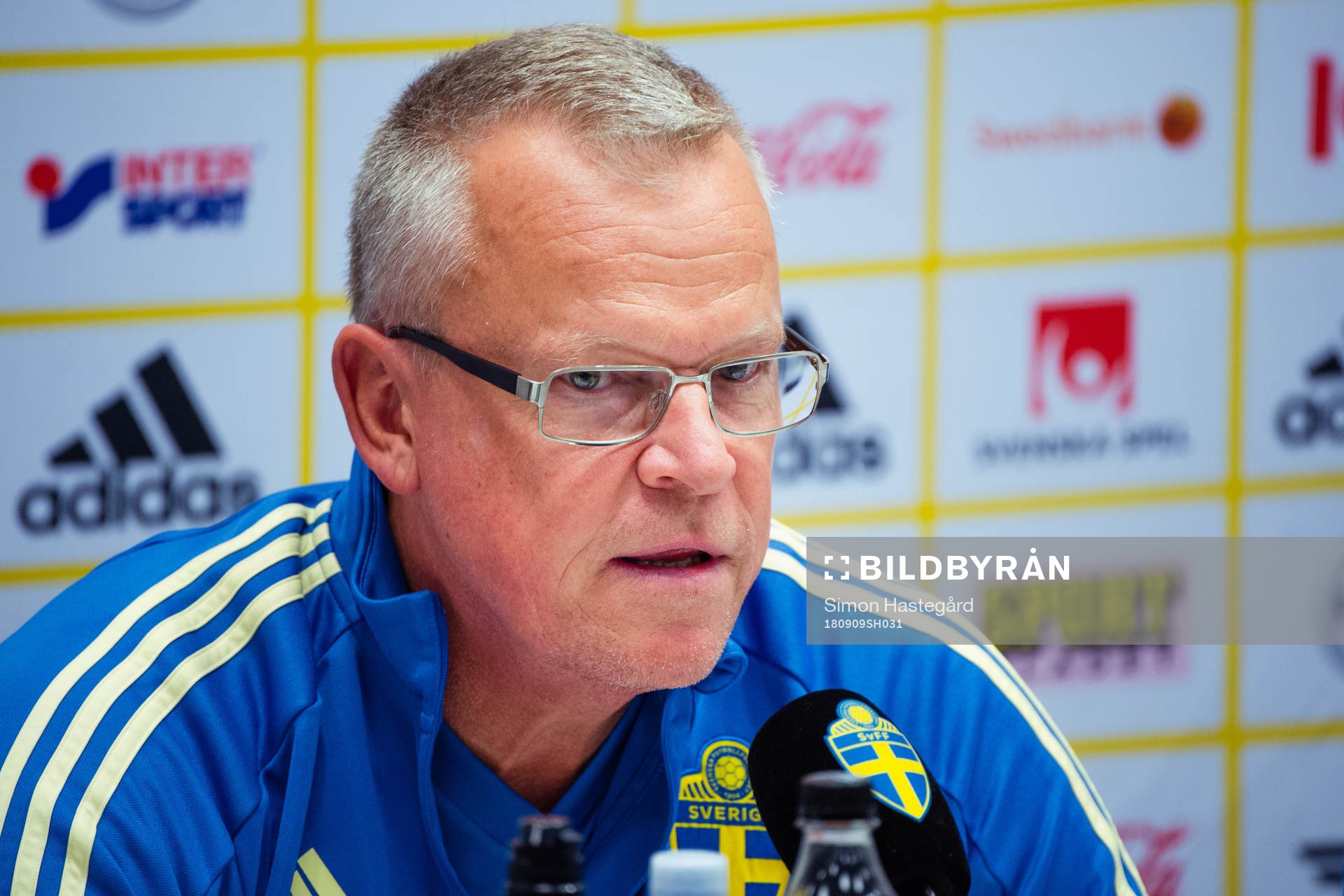 head coach Janne Andersson of the Swedish national football