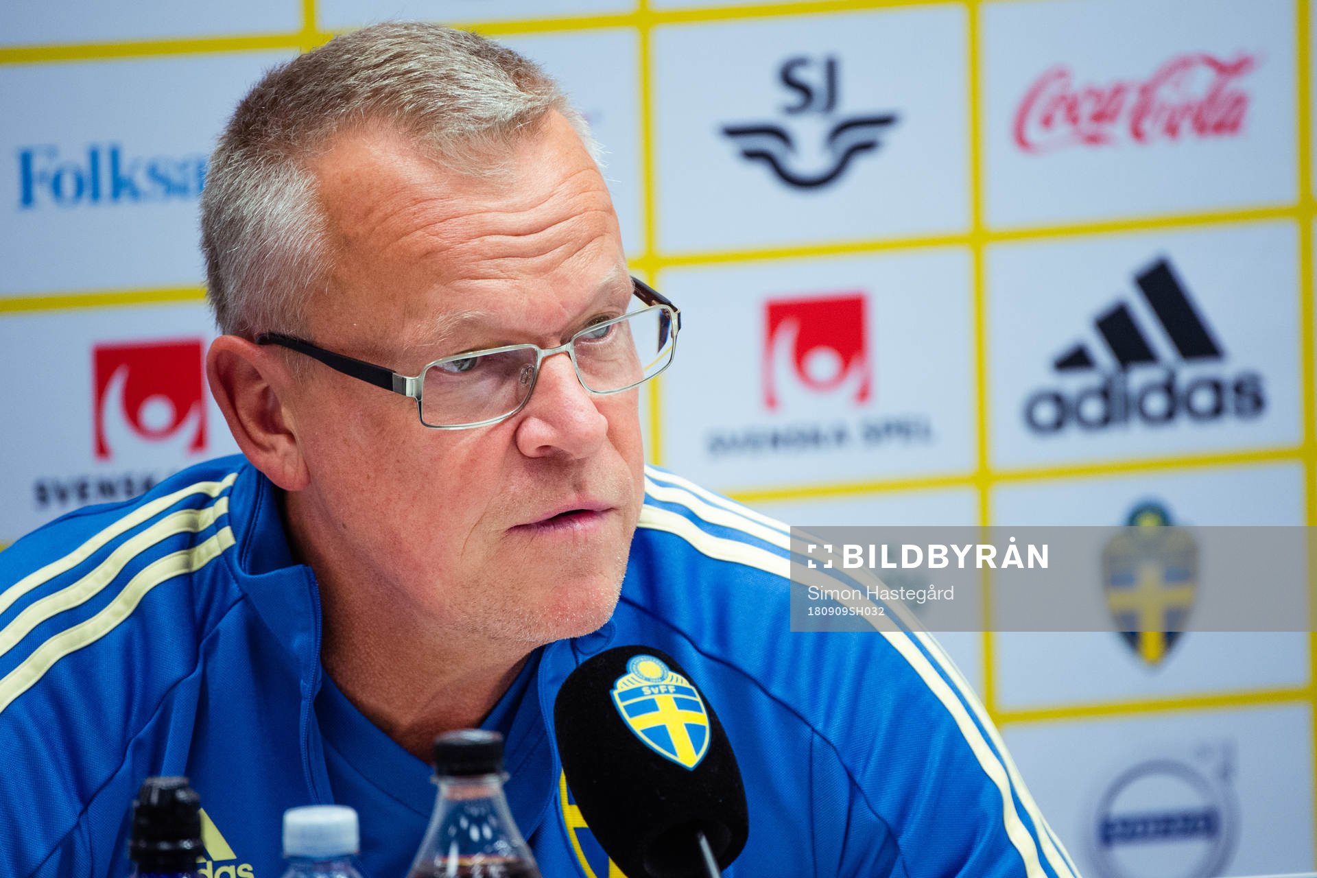 head coach Janne Andersson of the Swedish national football