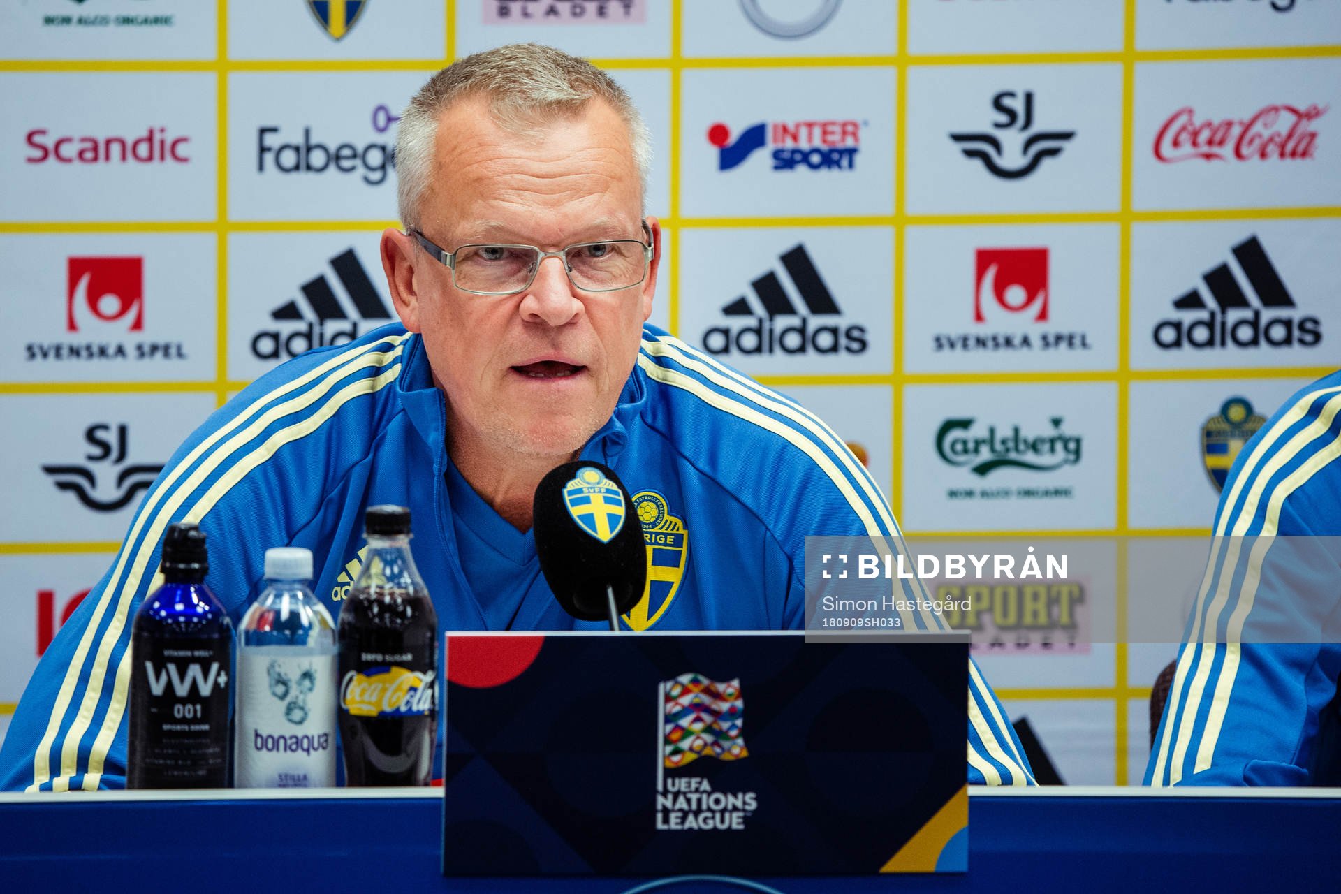 head coach Janne Andersson of the Swedish national football