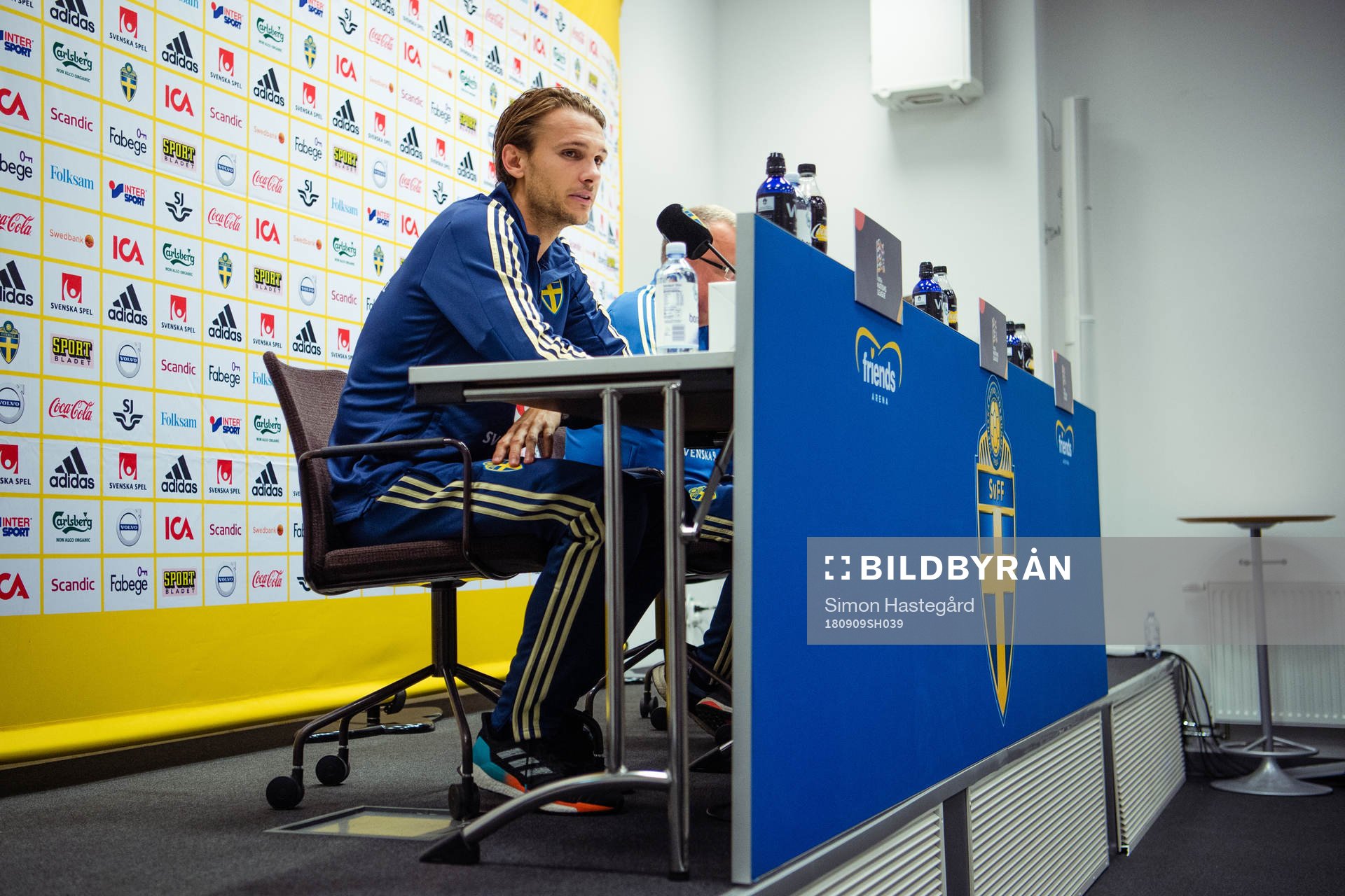 Albin Ekdal of the Swedish national football team