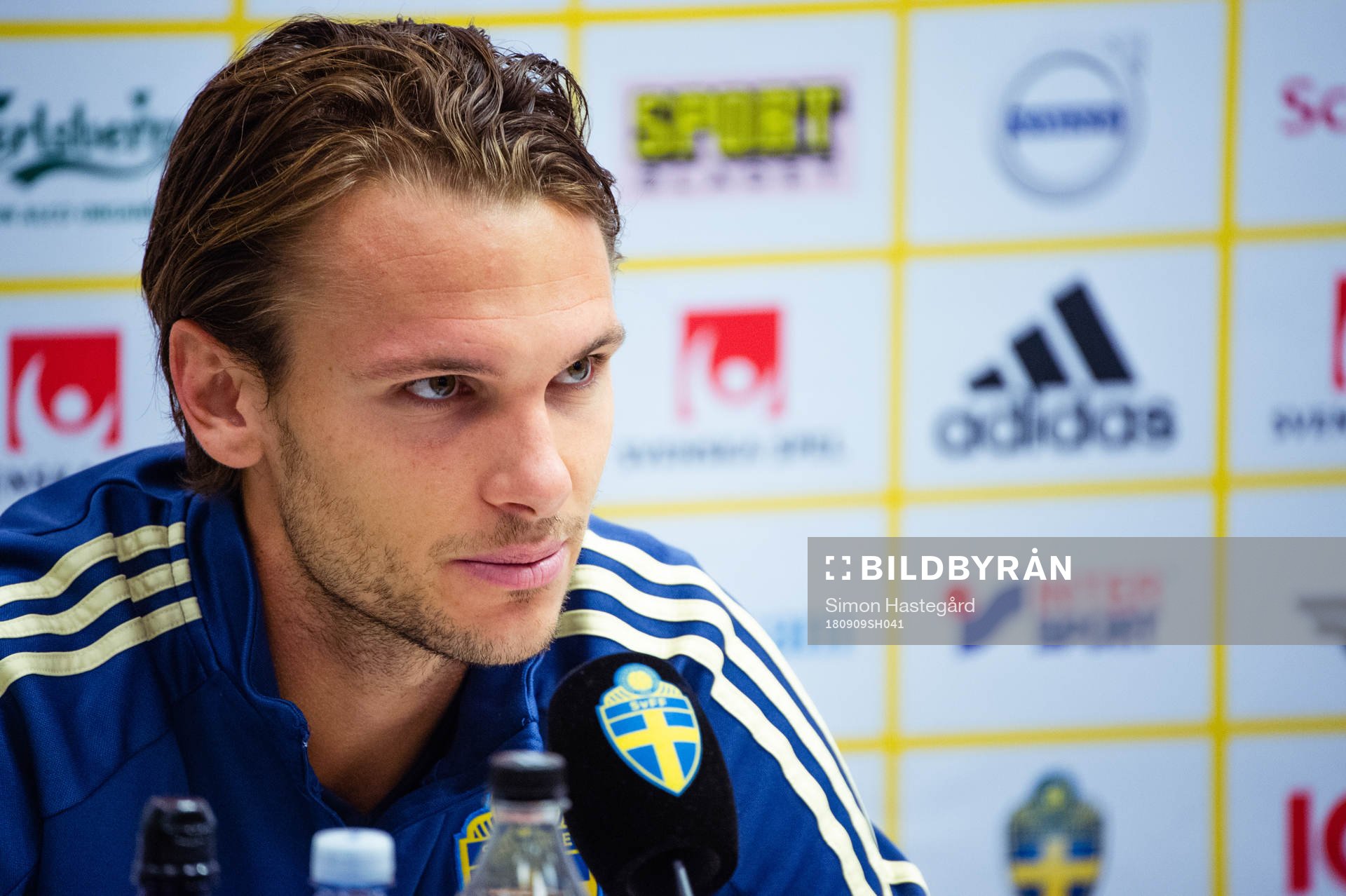 Albin Ekdal of the Swedish national football team